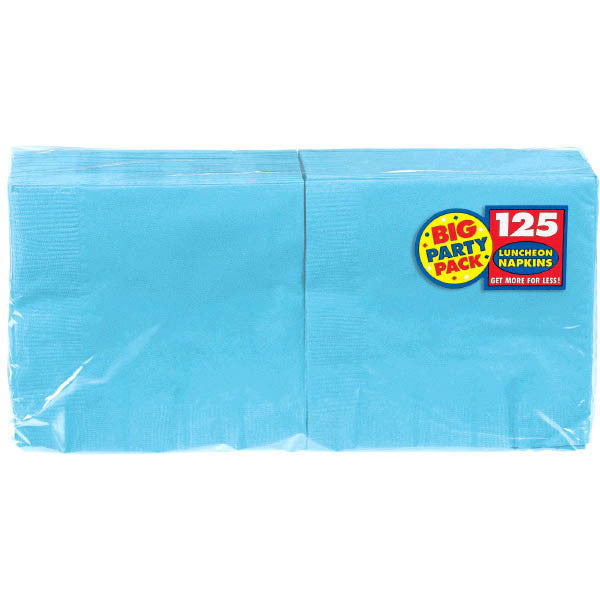 Luncheon Napkins - Caribbean Blue (125ct.)