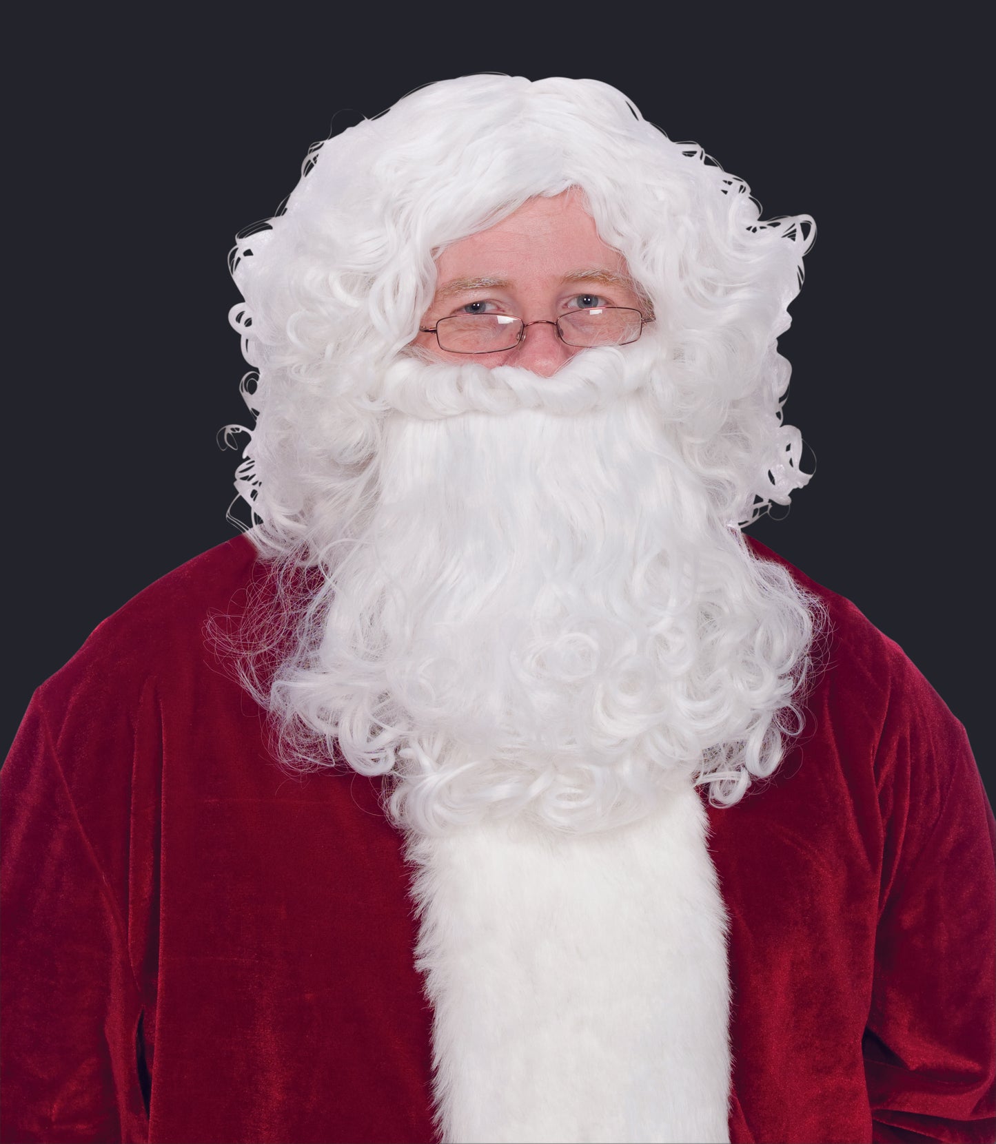 Santa Wig & Beard Set - White