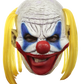 Clooney Deluxe Clown Mask w/ Yellow Hair