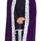 Adult King Robe & Crown Set: Purple - Standard