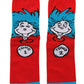 Dr. Seuss The Cat in the Hat Thing 1&2 Crew Socks