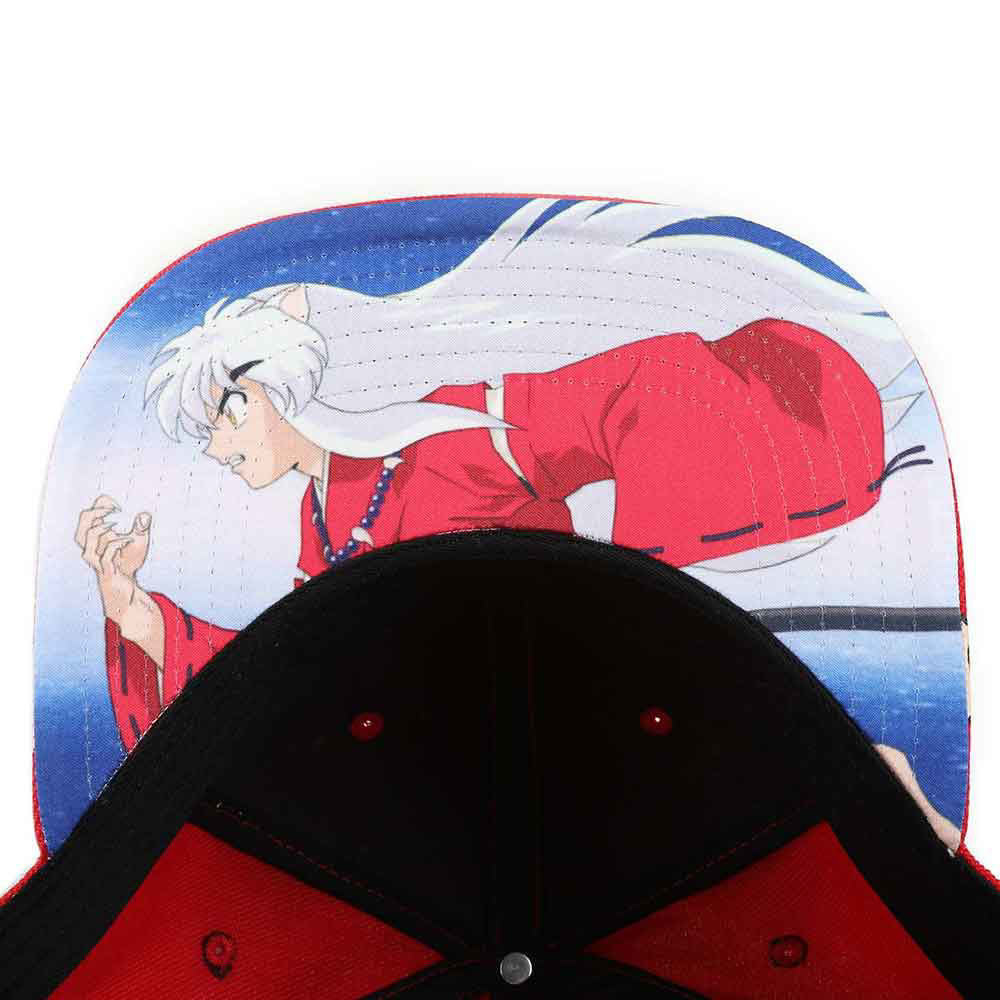 Inuyasha 3D Cosplay Flat Bill Snapback