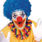 Adult Clown Afro Wig: Blue