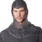 Unisex Metallic Knit Chainmail Tunic & Cowl