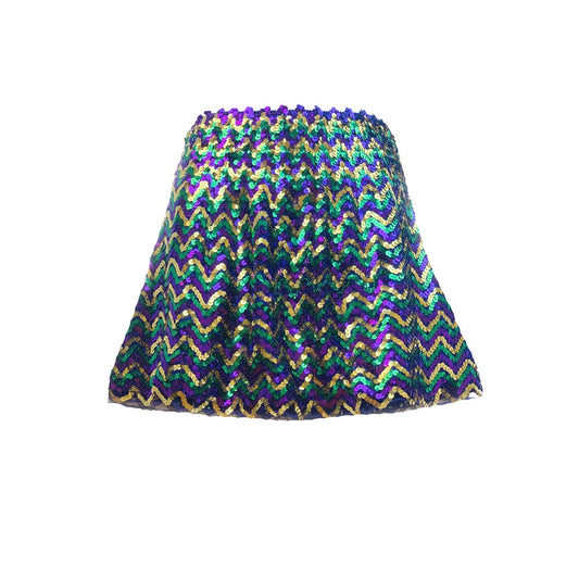 Mardi Gras Sequin Skirt