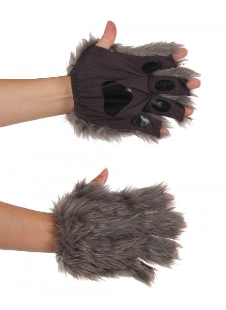 Gray Fingerless Paws