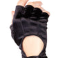 Fingerless Motorcycle Gloves - Black