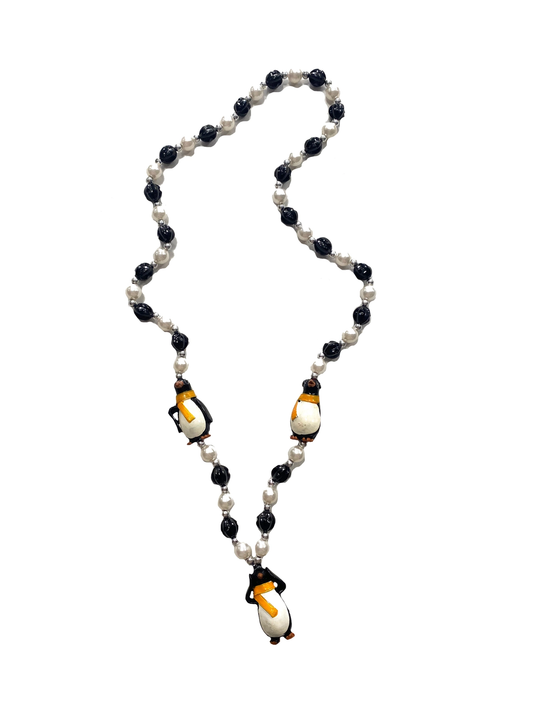 Specialty Beads - Penguin Trio Hear, See, Speak No Evil