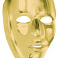 Full Plastic Face Mask - Gold