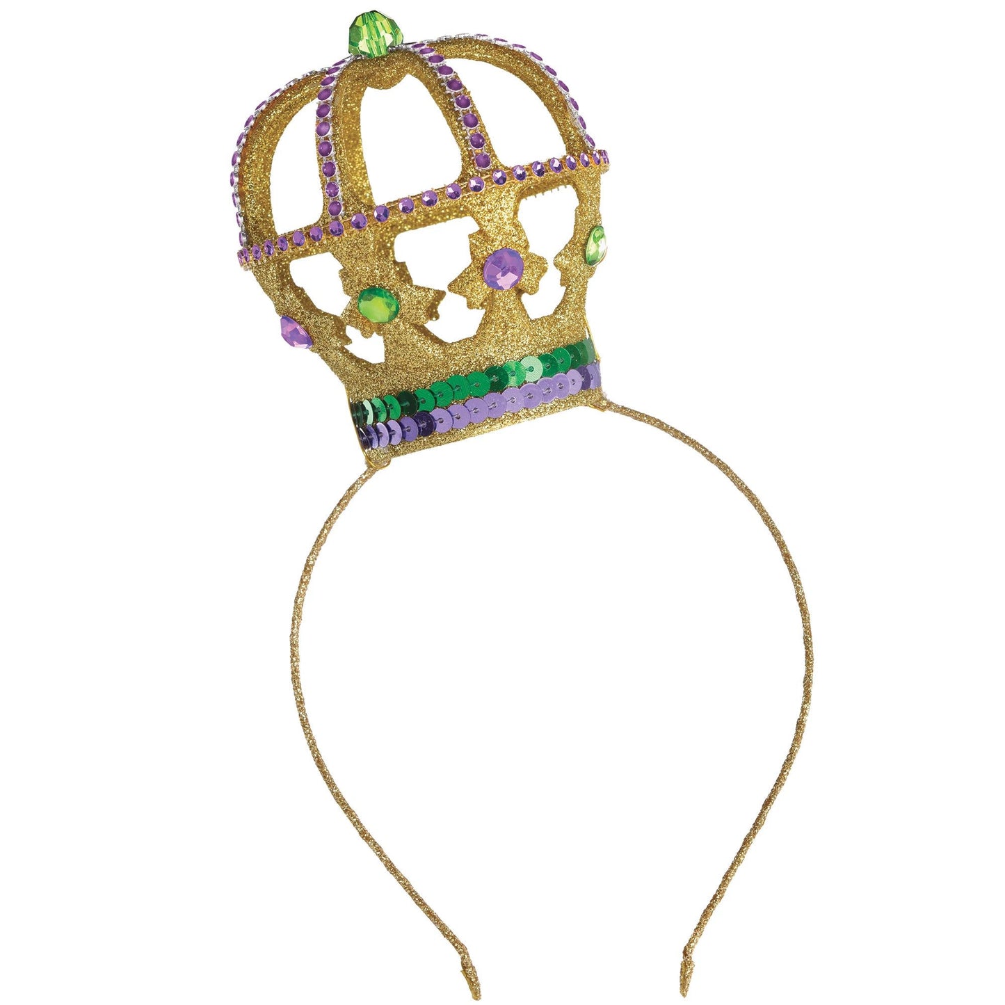 Mardi Gras Crown Headband