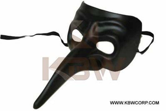 Black Venetian Medium Nose Mask