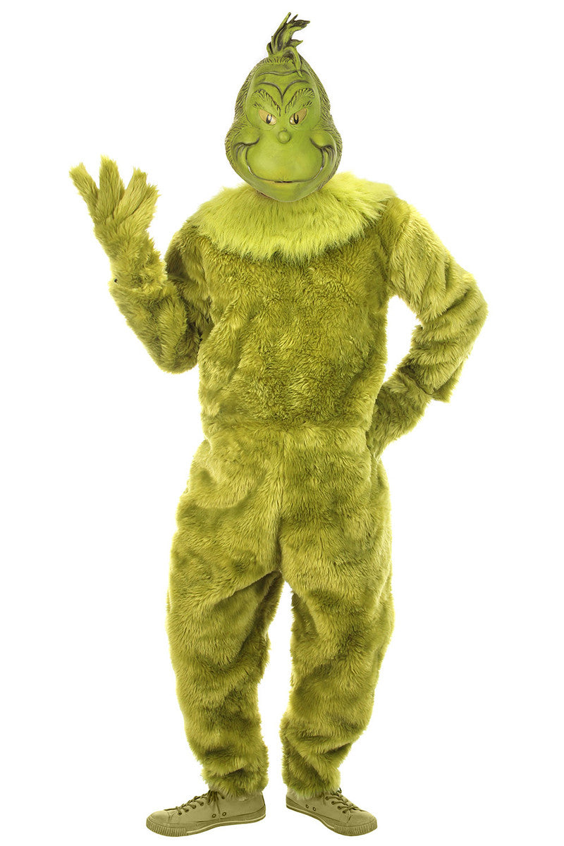 Dr. Seuss The Grinch Deluxe Jumpsuit Mens