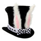 White Rabbit Topper Plush Hat