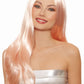 Long Straight Layered Wig - Rose Gold