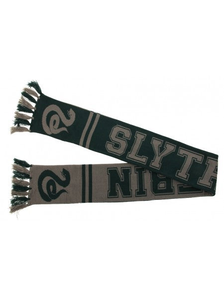 Reversible Knit Scarf - Slytherin