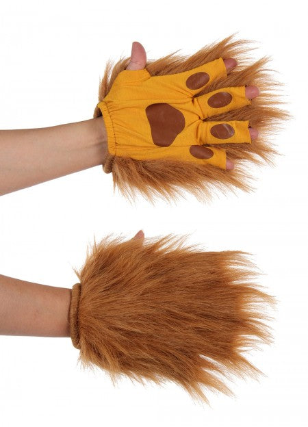 Lion Brown Fingerless Paws