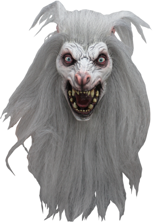 White Moon Werewolf Mask