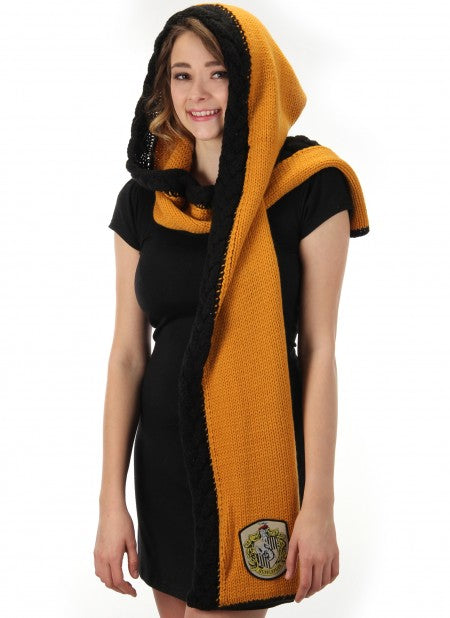 Harry Potter Hufflepuff Knit Hood