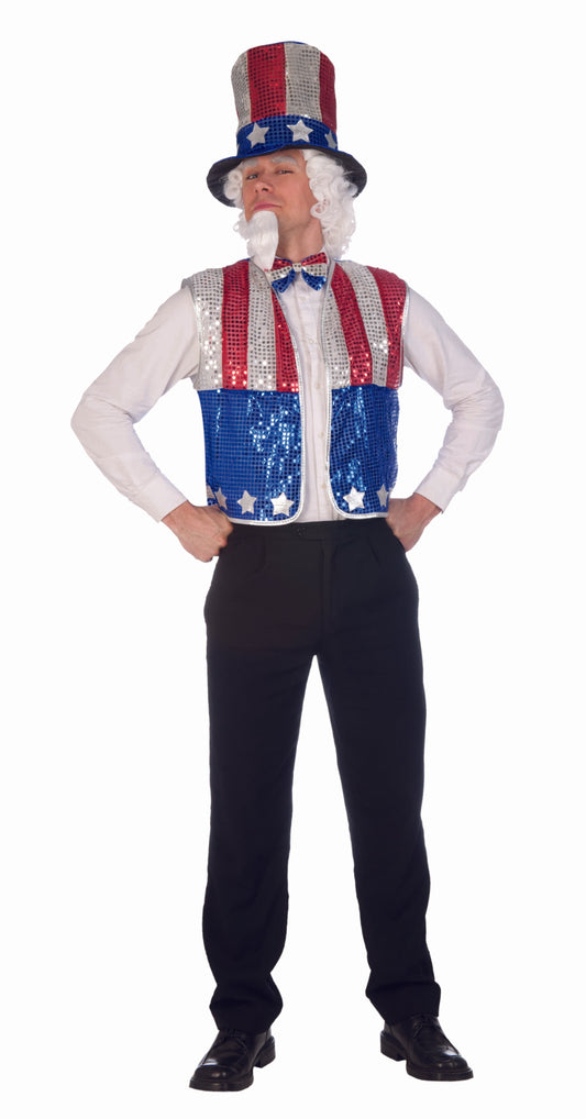 Adult Sequin Uncle Sam Kit: O/S