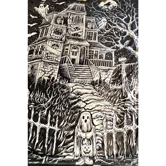 Haunted Mansion Throw Blanket