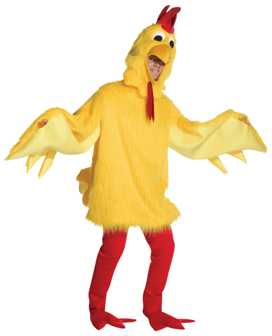 Adult Fuzzy Chicken Costume - Standard Size