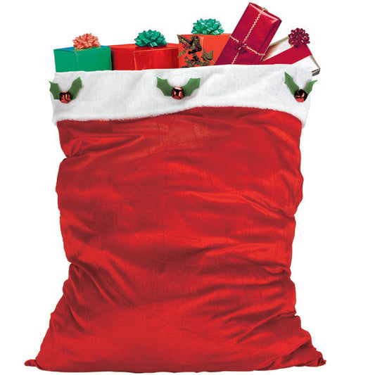 Velour Santa Bag