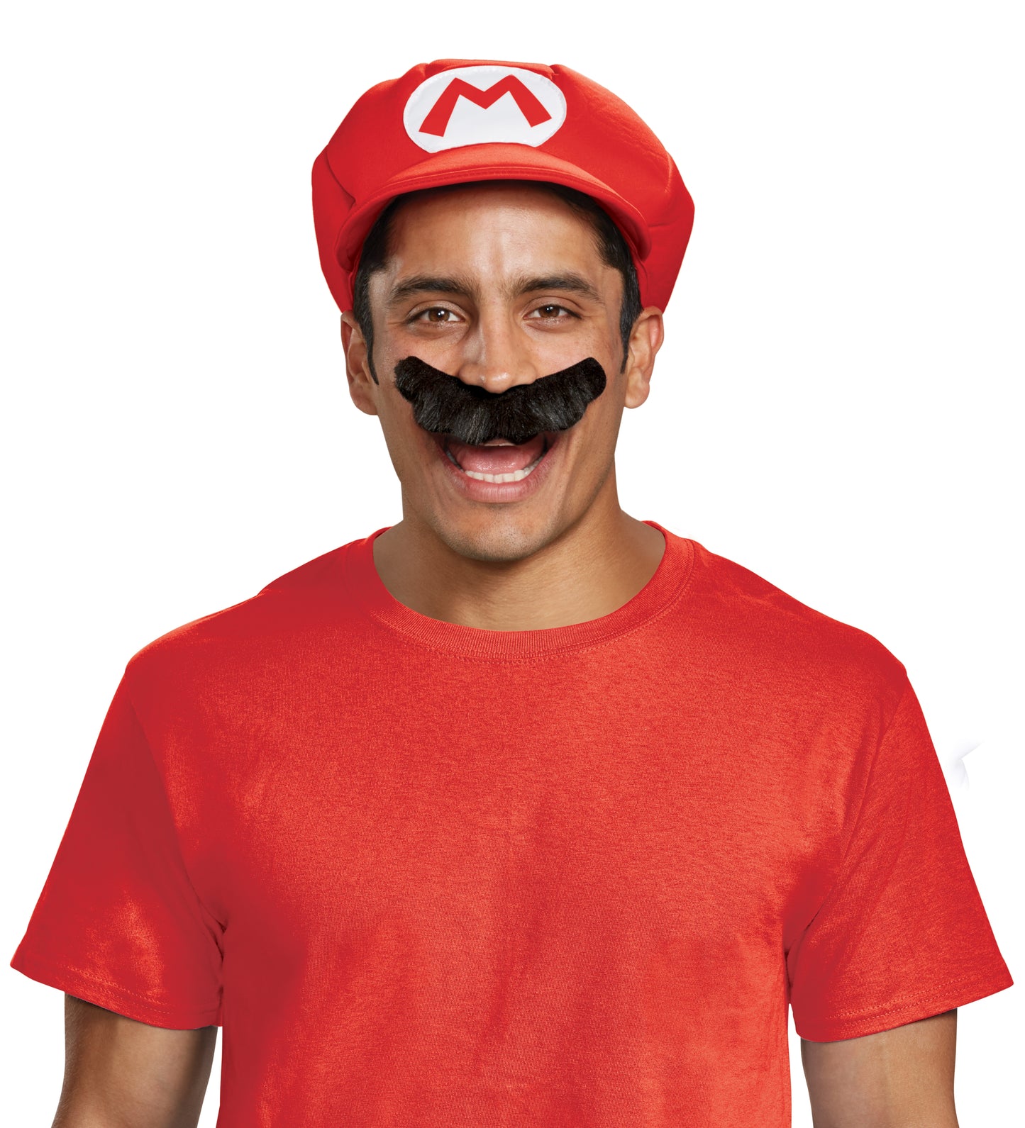 Mario Hat & Mustache Kit - Adult