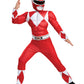 Kids Red Ranger w/ Muscle Costume