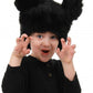 elope Black Bear Plush Hat