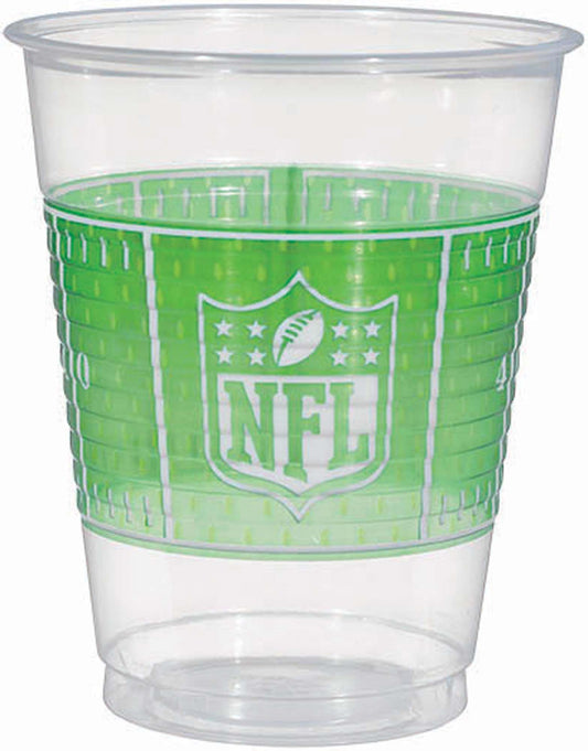 16oz. Plastic Cups: NFL Drive (25ct.)