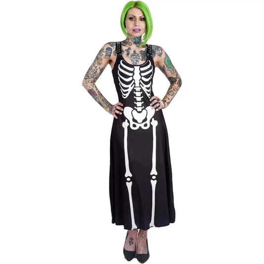 Skeleton Magic Maxi Dress