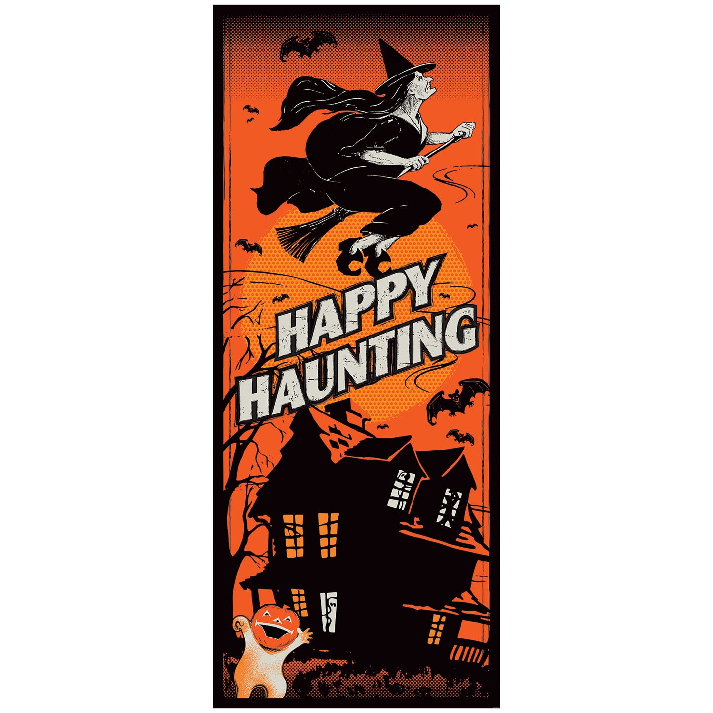 Vintage Halloween: Door Cover (30"x6')