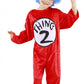 Dr. Seuss Cat in the Hat Thing 1&2 Costume Kids: XS (2T-4T)