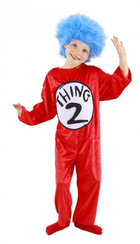 Dr. Seuss Cat in the Hat Thing 1&2 Costume Kids: XS (2T-4T)