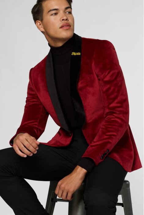 Dinner Jacket (Burgundy)