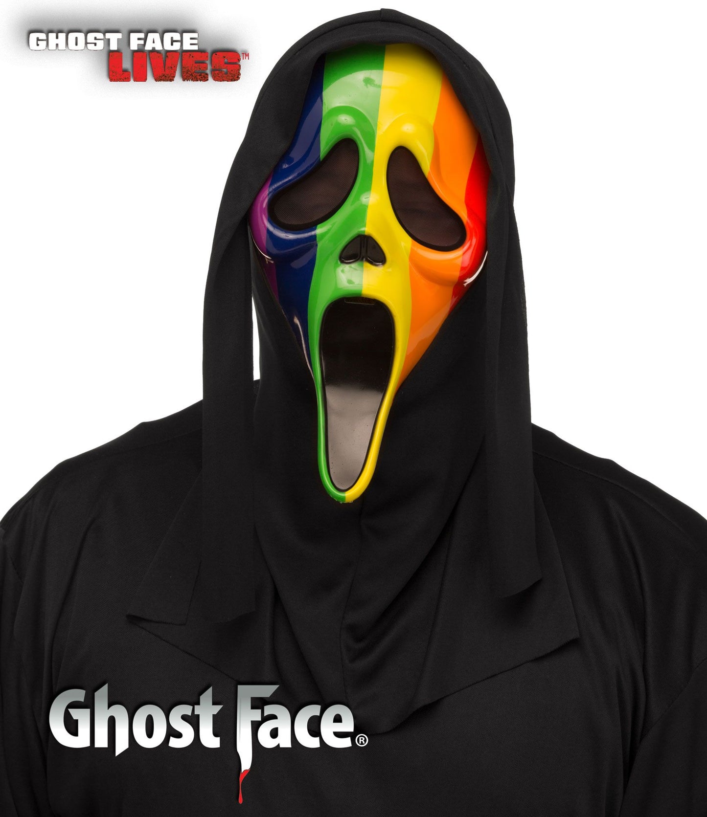 Ghostface Mask  With Shroud - Pride