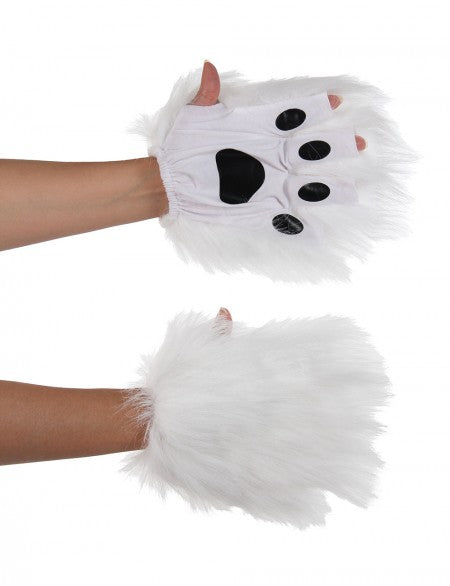 White Fingerless Paws