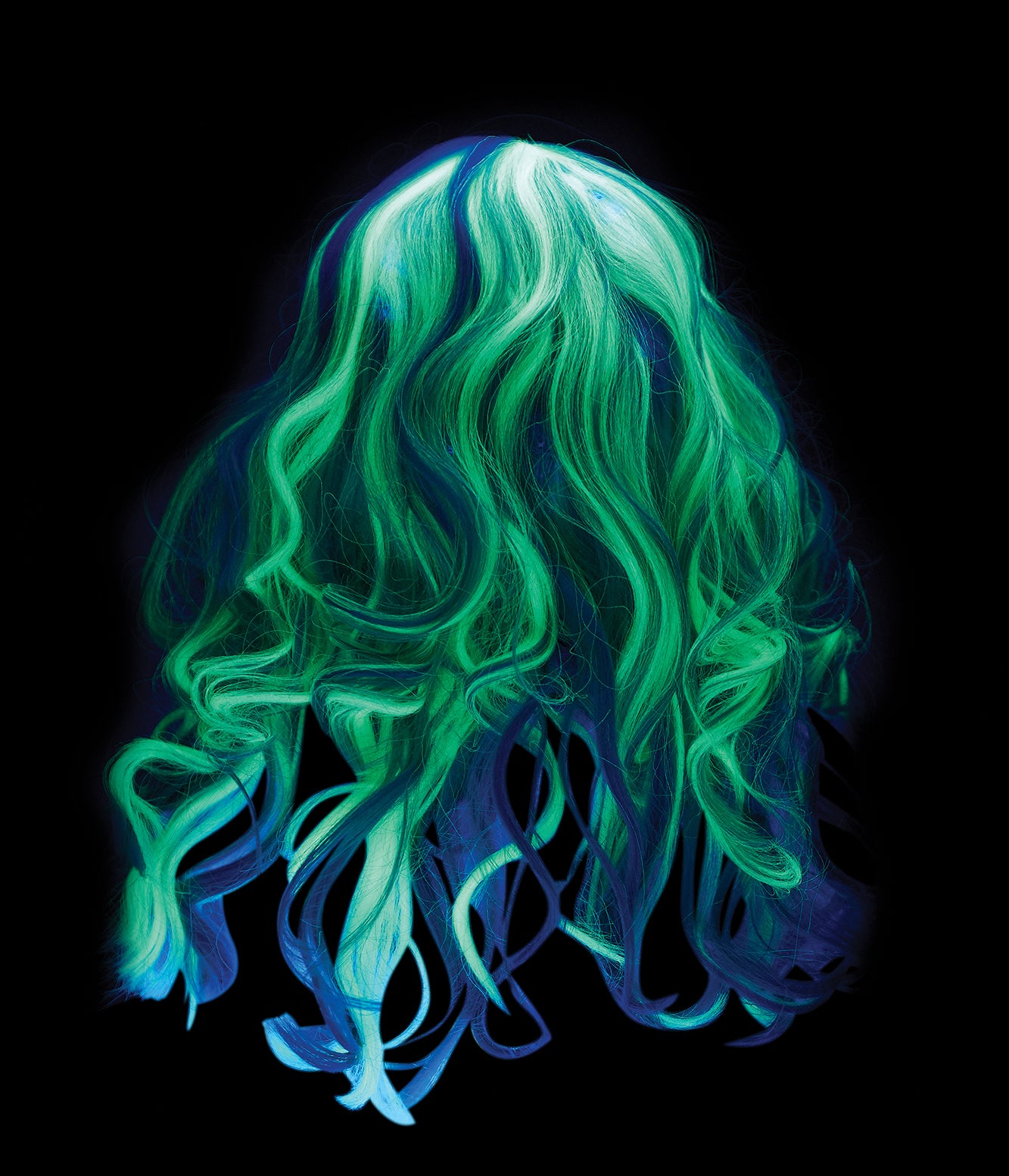 Child Ghost Wig - Glow in the Dark