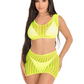 Crochet Net Tank Top & Skirt