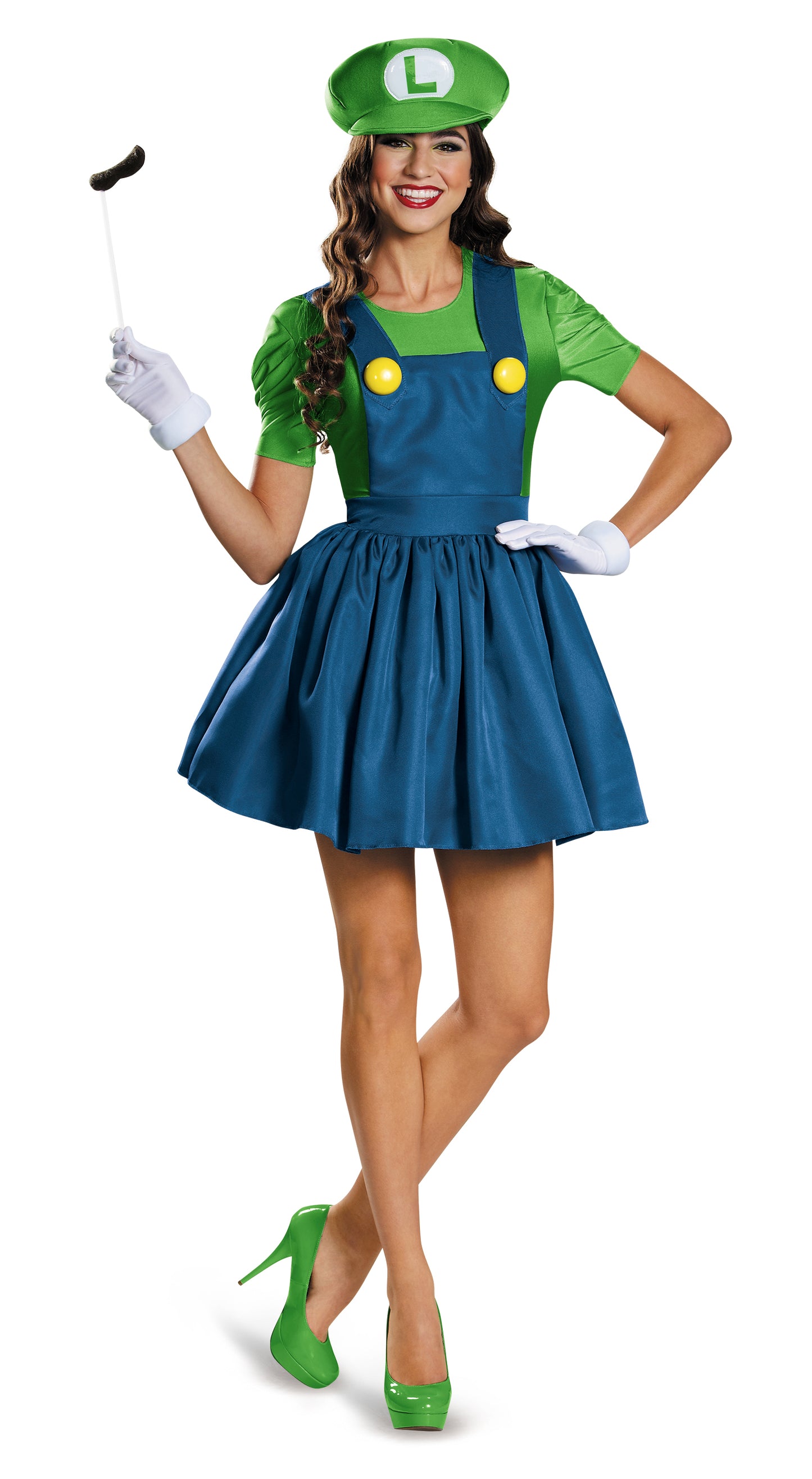 Adult Luigi Skirt Costume