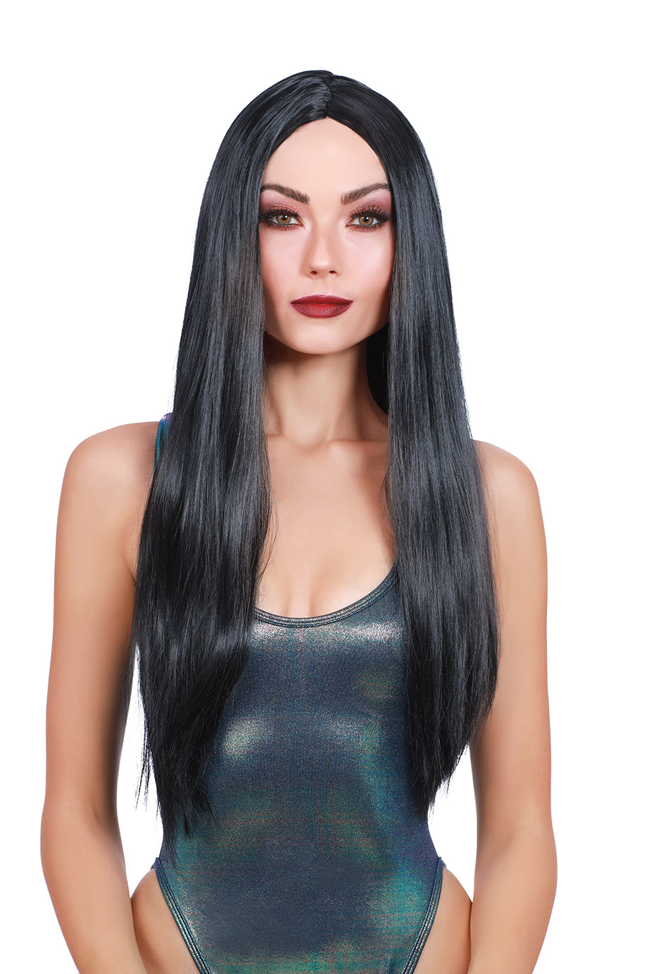 Long Straight Wig - Black