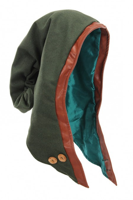 Woodland Elf Plush Hood