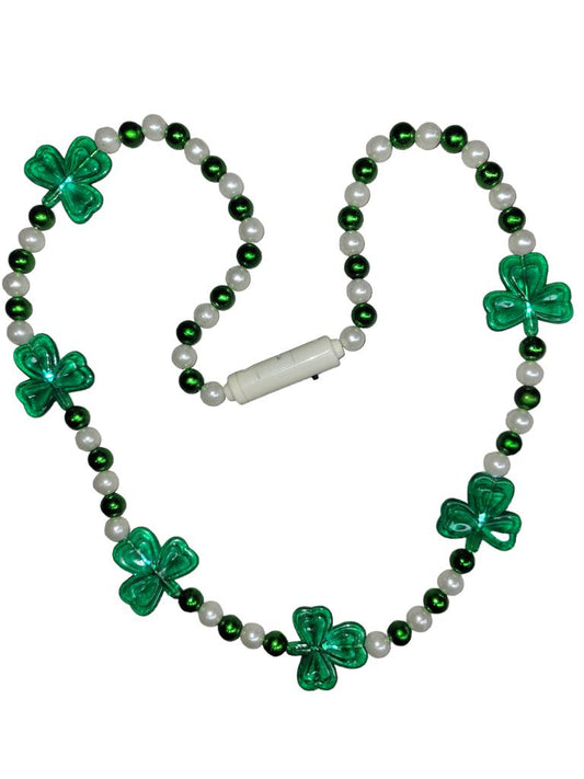 Collector Beads - 40" Light Up Shamrock Beads