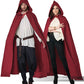 Adult Hooded Cloak: Burgundy - O/S