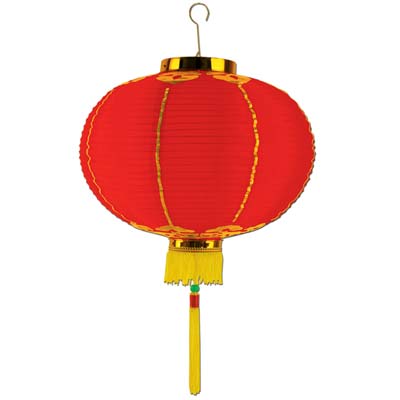 12" Good Luck Lantern w/ Tassel