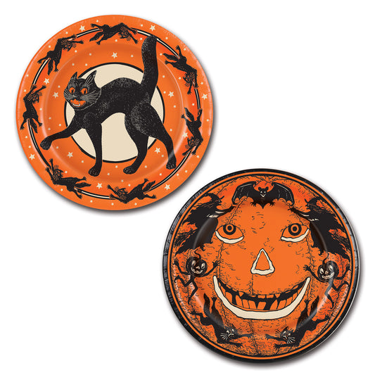 9" Vintage Halloween: Plates (8pk.)