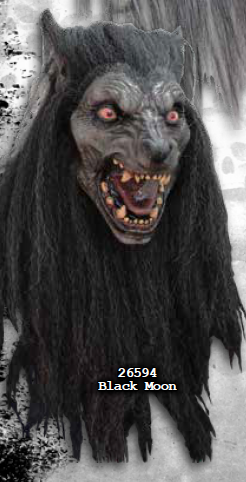 Black Moon Werewolf Mask