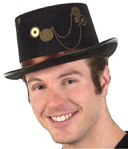 Short Top Hat w/ Gears - Black