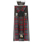 Suspenders: Red Plaid (SU-SP174)