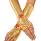 Women's Wonder Woman Gauntlets: Gold - O/S